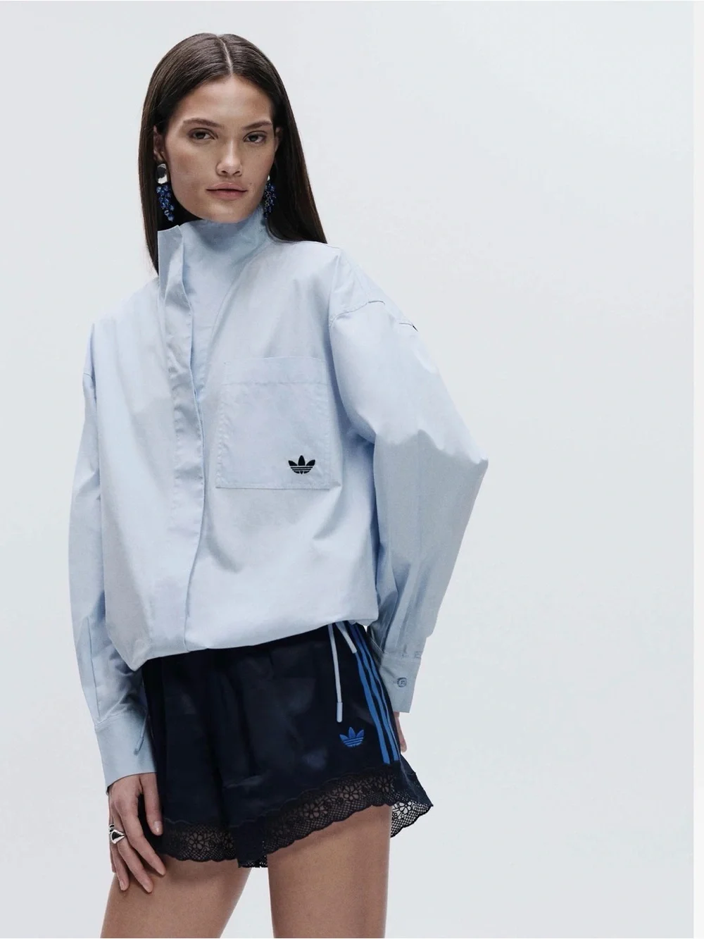 NWT adidas Originals × ASOS Lace Hem Shorts - Picture 6 of 6